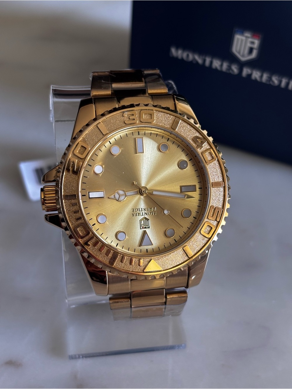 Invicta Men’s Montres Prestige Gold Watch - NIB